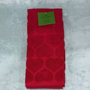 kate spade Red Heart Design Kitchen Towels